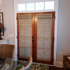Sidelight Shutters and Woven Wood Shades on Sweet Olive Dr in Beaufort, SC