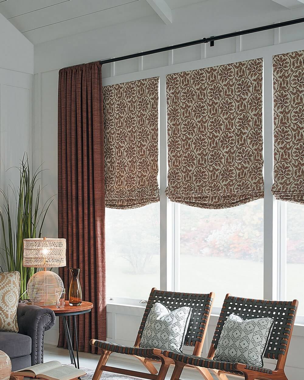 Valentines day home makeover window treatments