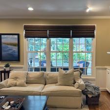 Cozy-Comfortable Hunter Douglas Provenance Woven Wood Shades in Savannah, GA