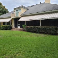 Retractable Awning in Skiddaway Island Home Oasis